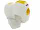 Reber Fido 9250 BG Bianco/Giallo - Grattugia elettrica da tavolo - 140W