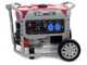 GeoTech-Pro GGP 3500 - Generatore di corrente carrellato con AVR 3 kW - Continua 2.8 kw Monofase