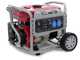 GeoTech-Pro GGP 3500 - Generatore di corrente carrellato con AVR 3 kW - Continua 2.8 kw Monofase