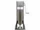 Insaccatrice verticale per salumi Reber 8973 V INOX a 2 velocit&agrave; con carter - Capacit&agrave; 10 Lt