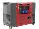 GeoTech-Pro DGP8500SE-3 - Generatore di corrente diesel silenziato carrellato con AVR 6.0 kW - Continua 5.5 kw Full-Power