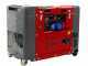 GeoTech Pro DGP8500SE-3 - Generatore di corrente diesel silenziato carrellato con AVR 6.0 kW - Continua 5.5 kw Full-Power