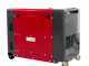 GeoTech-Pro DGP8500SE-3 - Generatore di corrente diesel silenziato carrellato con AVR 6.0 kW - Continua 5.5 kw Full-Power