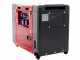 GeoTech-Pro DGP8500SE-3 - Generatore di corrente diesel silenziato carrellato con AVR 6.0 kW - Continua 5.5 kw Full-Power