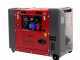 GeoTech-Pro DGP8500SE-3 - Generatore di corrente diesel silenziato carrellato con AVR 6.0 kW - Continua 5.5 kw Full-Power