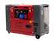 GeoTech-Pro DGP8500SE-3 - Generatore di corrente diesel silenziato carrellato con AVR 6.0 kW - Continua 5.5 kw Full-Power + ATS Trifase