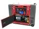GeoTech-Pro DGP8500SE-3 - Generatore di corrente diesel silenziato carrellato con AVR 6.0 kW - Continua 5.5 kw Full-Power + ATS Trifase