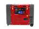GeoTech-Pro DGP8500SE-3 - Generatore di corrente diesel silenziato carrellato con AVR 6.0 kW - Continua 5.5 kw Full-Power + ATS Trifase