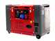 GeoTech-Pro DGP8500SE-3 - Generatore di corrente diesel silenziato carrellato con AVR 6.0 kW - Continua 5.5 kw Full-Power + ATS Trifase