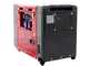 GeoTech-Pro DGP8500SE-3 - Generatore di corrente diesel silenziato carrellato con AVR 6.0 kW - Continua 5.5 kw Full-Power + ATS Trifase