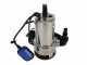 Hyundai Q750B52RM INOX - Pompa sommersa elettrica acque sporche e chiare - 750W