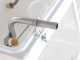 Grifo 2 attacchi - Riempitrice manuale con beccucci inox e serbatoio in acciaio smaltato