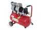 GeoTech S-AC 24.8.10 - Compressore aria elettrico silenziato 24 lt oilless - Motore 1 hp