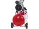 GeoTech S-AC 24.8.10 - Compressore aria elettrico silenziato 24 lt oilless - Motore 1 hp