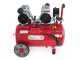 GeoTech S-AC50-8-10x2 - Compressore aria elettrico silenziato a doppia testata 50lt oilless - 2 HP