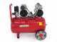 GeoTech S-AC50-8-10x2 - Compressore aria elettrico silenziato a doppia testata 50lt oilless - 2 HP