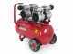 GeoTech S-AC50-8-10x2 - Compressore aria elettrico silenziato a doppia testata 50lt oilless - 2 HP