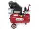 GeoTech AC 24.8.20 - Compressore aria elettrico da 24 lt aria compressa - motore 2 HP