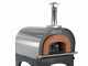 Forno a legna da esterno Cibus INOX 800 - 5 pizze