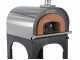 Forno a legna da esterno Cibus INOX 800 - 5 pizze