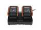 Worx WG779E - Tagliaerba a batteria - 2x20V/2,5Ah - Taglio 34 cm