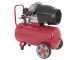 GeoTech AC50-10-30VC - Compressore aria elettrico 50 lt aria compressa - motore 3 HP