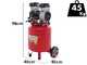 GeoTech S-AC50V-10-15C - Compressore aria elettrico oilless - Motore 1.5 HP - 50 lt Verticale Silenziato
