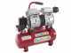 GeoTech S-AC-9-8-07 - Compressore aria elettrico silenziato compatto portatile - Motore 0.7 HP - 8 bar