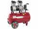 GeoTech S-AC 50-10-15C - Compressore aria elettrico silenziato 50 lt oilless - motore 1.5 HP