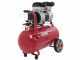GeoTech S-AC 50-10-15C - Compressore aria elettrico silenziato 50 lt oilless - motore 1.5 HP