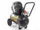 Nuair Sil Air 244/24 - Compressore aria elettrico monofase silenziato, oil-less  - Motore 1.5 HP - 24 lt