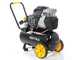 Stanley Sil Air 244/24  - Compressore aria elettrico monofase silenziato, oil-less - Motore 1.5 HP - 24 lt