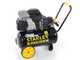 Stanley Sil Air 244/24  - Compressore aria elettrico monofase silenziato, oil-less - Motore 1.5 HP - 24 lt