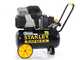Stanley Sil Air 244/24  - Compressore aria elettrico monofase silenziato, oil-less - Motore 1.5 HP - 24 lt