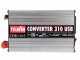 Telwin Converter 310 - Convertitore inverter USB di corrente da 12V DC a 230V AC - 2 porte USB