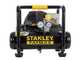 Stanley Vento Rollcage OL244/6 PCM - Compressore aria elettrico monofase silenziato, oil-less - Motore 1.5 HP - 6 lt