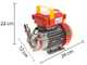 Rover Novax 20-M - Pompa elettrica da travaso in lega antiossidante - Monofase - 230V