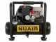 Nuair SIL 244/6 - Compressore aria elettrico portatile monofase silenziato, oil-less  - Motore 1.5 HP - 6 lt