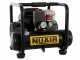 Nuair SIL 244/6 - Compressore aria elettrico portatile monofase silenziato, oil-less  - Motore 1.5 HP - 6 lt