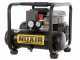 Nuair SIL 244/6 - Compressore aria elettrico portatile monofase silenziato, oil-less  - Motore 1.5 HP - 6 lt