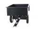 GeoTech TC3080D - carrello ribaltabile per trattorino in metallo - cassone cm 97x76(h 33 cm)