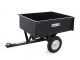 GeoTech TC3080D - carrello ribaltabile per trattorino in metallo - cassone cm 97x76(h 33 cm)