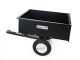 GeoTech TC3080D - carrello ribaltabile per trattorino in metallo - cassone cm 97x76(h 33 cm)