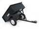 GeoTech TC3080D - carrello ribaltabile per trattorino in metallo - cassone cm 97x76(h 33 cm)