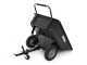 GeoTech TC3080PL - carrello trainato per trattorino - rimorchio con vasca in plastica - 121x93(h 29 cm)