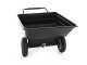 GeoTech TC3080PL - carrello trainato per trattorino - rimorchio con vasca in plastica - 121x93(h 29 cm)