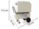 FIAC Silent AB90/360M - Compressore aria elettrico monofase a cinghia - Motore 3 HP - 90 lt