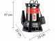 AL-KO DRAIN 20000 HD - Pompa sommersa elettrica acque sporche - 1300W - Multi raccordo