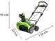 Greenworks GD40ST - Spazzaneve a batteria - SENZA BATTERIE E CARICABATTERIE