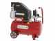 GeoTech AC 24.10.25C - Compressore aria elettrico da 24 lt aria compressa - motore 2.5 HP